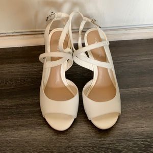 White Gianni Bini heels!